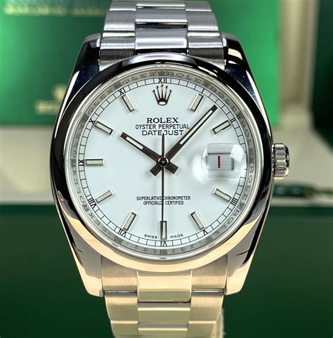 116200 white rolex|pre owned Rolex 116200.